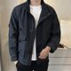 thumbnail image 1 of Puntoco Chaqueta Informal Con Capucha Y Manga Larga Para Hombre, Ropa De Trabajo, Otoño, Informal, Holgada, Resistente Al Viento, Con Cremallera, Bolsillo Y Hebilla, 1 of 6