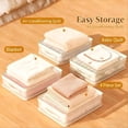 thumbnail image 4 of Clear Storage Bags Cozival 2026 Clear Plastic Closet Storage Bags - Stackable Transparent Containers for Clothes, Blankets, Sheets - Space-Saving Organizer with See-Through Design - Home Essential, 4 of 7