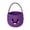 F-Purple, variant on Teenyyou Halloween Basket, Bucket Pumpkin, Orange, 1 Pack | Cotton Rope Woven with Cute Face, Trick or Treat Candy Storage, Sturdy Handle, Halloween Party Favor and Decoration