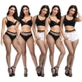 thumbnail image 1 of Bas Résille Nylon Doux Taille Haute Bas Résille Collants pour Femmes, 1 of 10