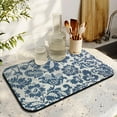 thumbnail image 3 of Upgrade Kitchen Extra Large 19.5x12in Coffee Drying Mat Ultra Absorbent Diatom Mud, Decorative Pattern, Perfect for Dish Draining, Coffee Mat Reusable & Washable, 3 of 7