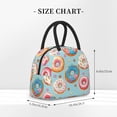 thumbnail image 2 of Balery Colorful Donut Bolsa de Almuerzo para Mujeres, Caja de Almuerzo, Bolsa de Almuerzo Pequeña Impermeable, Tote de Almuerzo Reutilizable con Gran Capacidad, 2 of 6