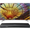 LG 60-Inch 4K UHD Smart TV w/ webOS 3.0 (60UH6550) with Samsung 3D Wi-Fi 4K Ultra HD Blu-ray Disc Player