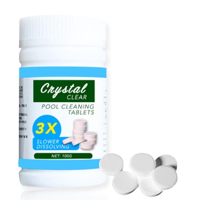 Desinfección Instantánea Pastillas Efervescentes Píldora Limpiadora Piscinas (100g)