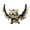 [T7003] Steam · Owl (with stand) - 494 pieces, variant on 340PCS Steampunk Mechanical Stag Beetle Building Blocks Vintage Industrial Gear Insect Decor Model Kit with Display Base, Ages 12+