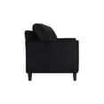 thumbnail image 6 of Naomi Home Curved Arms Sofa, Black, Microfiber, 6 of 11