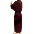 thumbnail image 3 of ZANZEA Women Full Sleeve V-Neck Lapel Collar Wrap Dress Long Dresses, 3 of 3