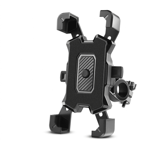 ROSEXIXI Bike Phone Holder 360 Rotation Handlebar Mount Shockproof 4-Corner Locking for 4.5-6.8" Phone