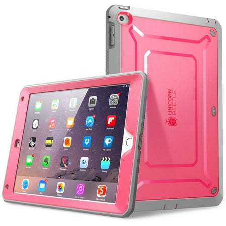 iPad Air 2 Case, SUPCASE , Unicorn Beetle Pro, Apple iPad Air 2 Case, Protective Case-Pink/Gray