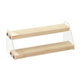 thumbnail image 2 of KLKCMS Acrylic Riser Stand Shelf for Figure Toys Display Rack 2 layer 7.9inch width, 2 of 9