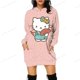 thumbnail image 3 of Sudadera con capucha estampada de HELLO KITTY para mujer, sudaderas casuales de manga larga, suéteres sueltos de calle de otoño 2024, sudaderas de vestir, 3 of 5