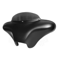 DOUBLE DIN Batwing Fairing Windshield For Harle Dyna Low Rider 2006- Up