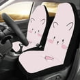 thumbnail image 2 of ZHANZZK Set of 2 Car Seat Covers Funny Cartoon Art Universal Auto Front Seats Protector Fits for Car,SUV Sedan,Truck, 2 of 4