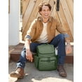 thumbnail image 5 of Skip Hop Forma Quilted Sage Diaper Backpack Bag for Parents, 5 of 9