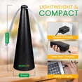 thumbnail image 2 of BUGGOFF Black Fly & Flying Insect Repellent Fan with Twin Blades, Table top & Hangable, Battery Powered or 5V Plug in, Batteries NOT Included. Safe Blades with Auto Stop, 2 of 7