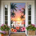 thumbnail image 6 of Tropical Design Summer Beach Theme Aloha Sunset Print Palm Tree Florals for Party Event Vacation, 6 of 8