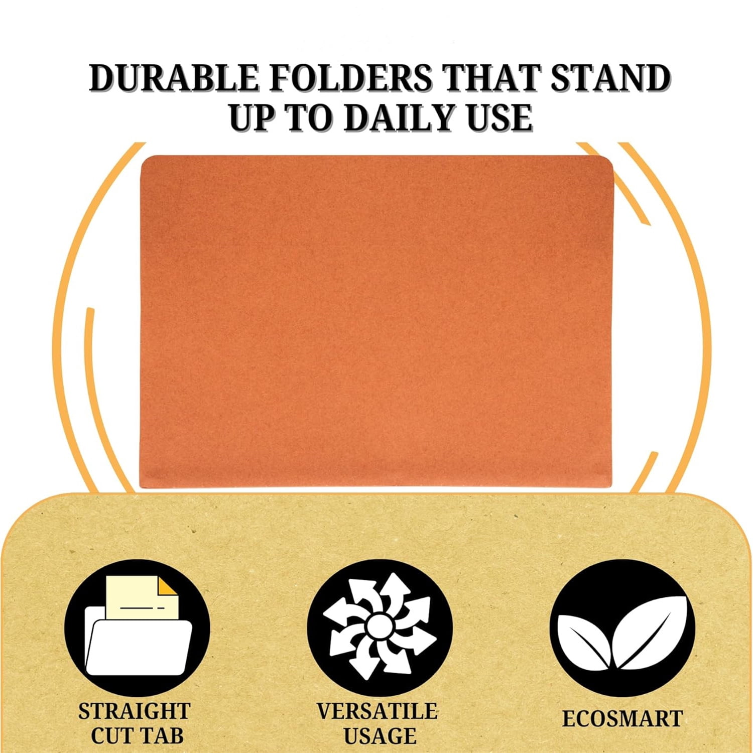 The File King Expanding Accordion File Folder - Legal Size | Box of 10 Redropes | 5.25” Expansion | Store and Organize Papers | Keep Rrds in One Place | Save Time Searching