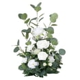 thumbnail image 3 of de flores artificiales, de flores de seda, decoración de jarrón, centros de mesa, centro de mesa de boda para fiestas de boda en casa , Flor blanca, 3 of 8