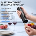 thumbnail image 5 of Asoricing Electric Wine Opener Rechargeable, Automatic Wine Opener Cordless Cork Remover, Elegant Red ABS+PC Wine Bottle Opener for Home Bar Restaurant Wedding Gift, 5 of 10