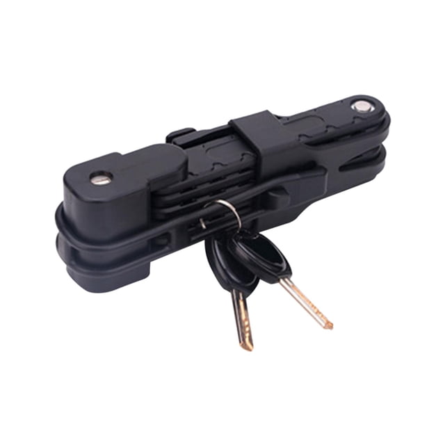 Candado plegable para bicicleta Sunnimix de cadena de seguridad Antirrobo negro