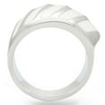 thumbnail image 5 of Rhodium Brass Ring with No Stone for Women No Stone Stone Color Style 0W310 Size 6, 5 of 7