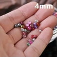 thumbnail image 5 of U8MO 4mm 6mm 8mm Round Metallic Color Plated Smooth Crystal Glass Loose Beads lot-0#Metal Mixed-6mm/50pcs, 5 of 7