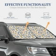 thumbnail image 5 of Uemuo Cute Rabbit Printed 2 PCS Car Windshield Sun Shade, Auto Sun Heat and UV Rays Blocker, Foldable Automotive Front Window Sunshade Protector, 5 of 7