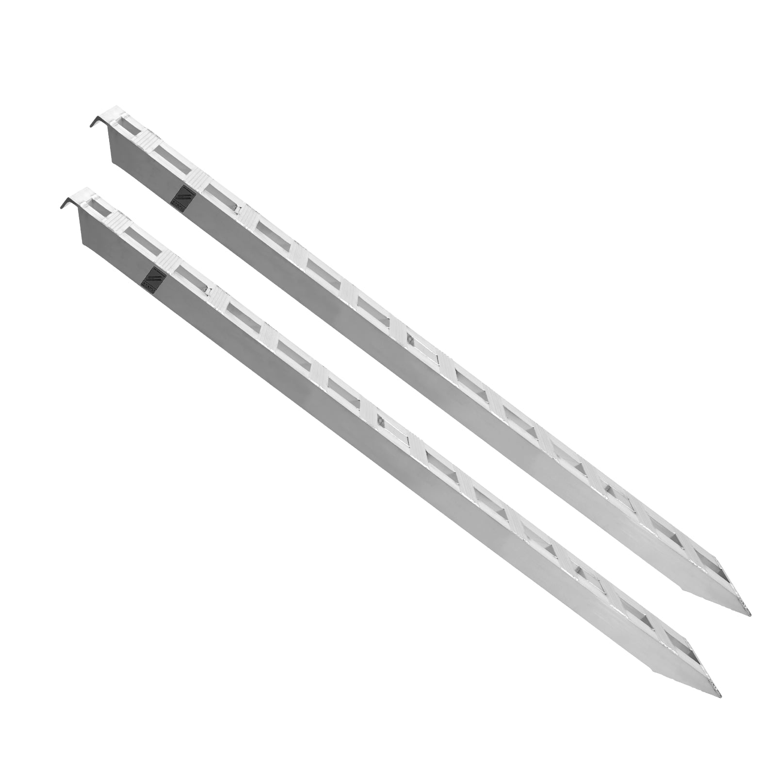 KFFKFF 72" x 15" Aluminum Ramps, 6000 LBS Load Support, Suitable for Motorcycles, Dirt Bikes, Trailers, ATVs, UTVs, Garden Tractors, Lawn Mowers, Set of 2