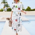 thumbnail image 3 of ABC Long Sleeved Shirt Dress summer woman dress women's luxury party dress, 3 of 6