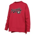 thumbnail image 2 of Women's Pressbox Red Georgia Bulldogs Bonanza Chenille Harper Script Sweatshirt, 2 of 3