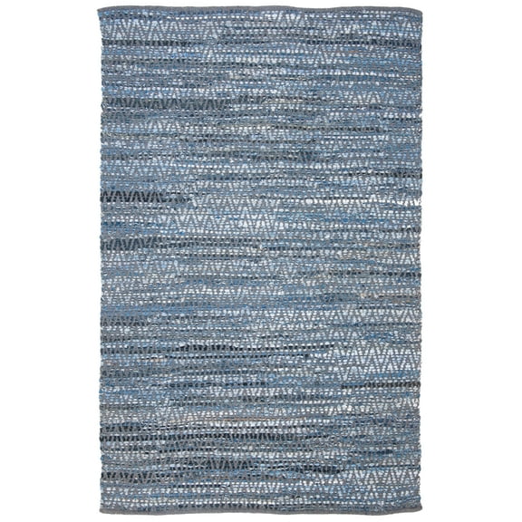 SAFAVIEH Montauk Zahara Geometric Area Rug, Blue, 5' x 8'