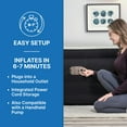 thumbnail image 6 of Bestway Tritech Air Mattress King 24" with Built-in AC Pump Included, 6 of 17