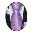 thumbnail image 1 of Juego de corbatas Barry.Wang Classic de seda a cuadros, 150 cm, 1 of 4