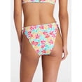 thumbnail image 3 of No Boundaries Mid Rise Bikini Bottoms, Women's XXS-XXL, 3 of 5