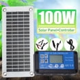 thumbnail image 2 of Kit de Controlador Impermeable de Panel Solar Monopolicristalino con Cable de Conexión Kit de Batería de Protección de Carga de 12V24V, 2 of 5