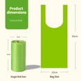 thumbnail image 3 of Thickened Vest Style Pet Waste Bags with Easy-Tie Handles, Portable Roll-Packed Dog Poop Bags, Disposable Cat Litter Disposal Liners, 3 of 6