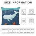 thumbnail image 5 of Fantastic Beluga Whale Polyester Body Pillow Cover Soft Sofa Pillow Cases Durable Body Pillowcases with Zippered, 5 of 5
