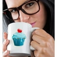 thumbnail image 2 of 3dRose, Cupcake of Love, 11oz Magic Transforming Mug, 2 of 8