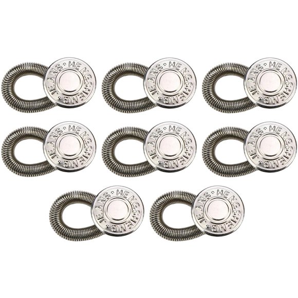 BUYISI Restez Confortable dans Votre pour Pantalons Rallonges de Boutons Métalliques Réglables 8 Pcs Économisez de l'Argent et Prolongez la Durée de Vie de Vos Jeans