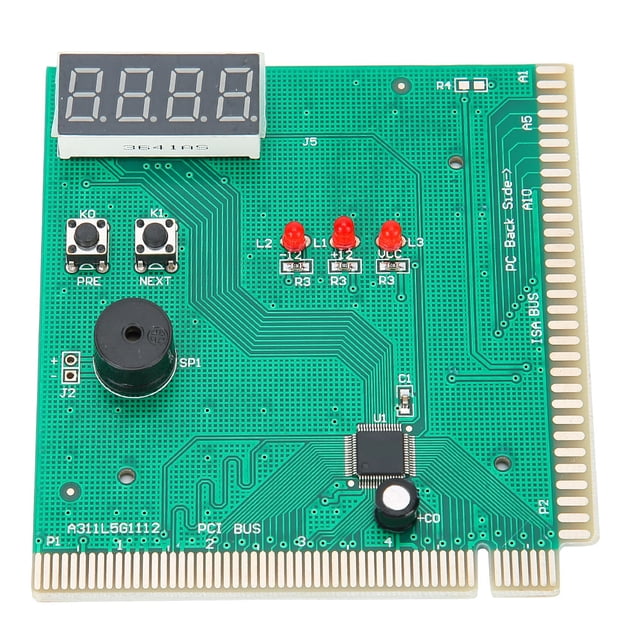 Analizador de PC Bling Bling Diagnóstico de computadora Comprobador POST de placa base para PCI e ISA