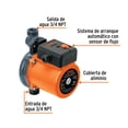 thumbnail image 2 of Bomba presurizadora Truper 1/3 HP naranja claro, 2 of 4