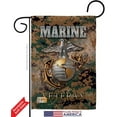 thumbnail image 2 of Breeze Decor  US Marine Veteran Garden Flag Armed Forces Corps 13 x 18.5 in. Double-Sided Decorative Vertical Flags for House Decoration Banner Yard Gift, 2 of 5