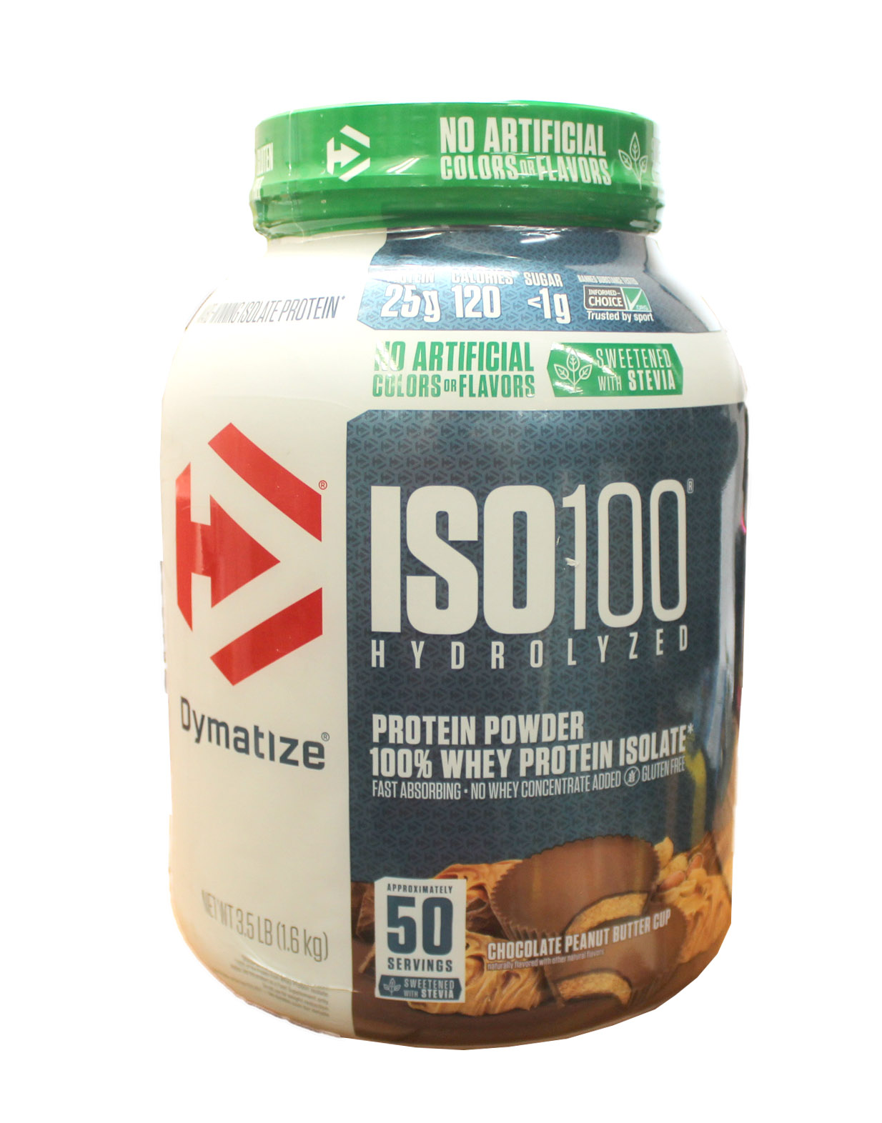 Iso 100 Hydrolyzed Protein Powder Chocolate Peanut Butter Cup 56 Ounce