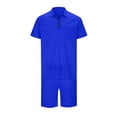 thumbnail image 3 of Men Summer Outfits Slim Fit Suit Pants for Boys Light Tux Men's Dress Suits Suits Men Big And Tall Suites for Mens 38s Suit Leisure Mens Old Fashioned All My Guy Male Casual Striped Blue L, 3 of 8