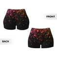 thumbnail image 5 of Naloa Colorful Sparkling Biker Shorts for Women Seamless Scrunch Short Women’s Yoga Shorts for Gym Running Sport Shorts - Small, 5 of 9