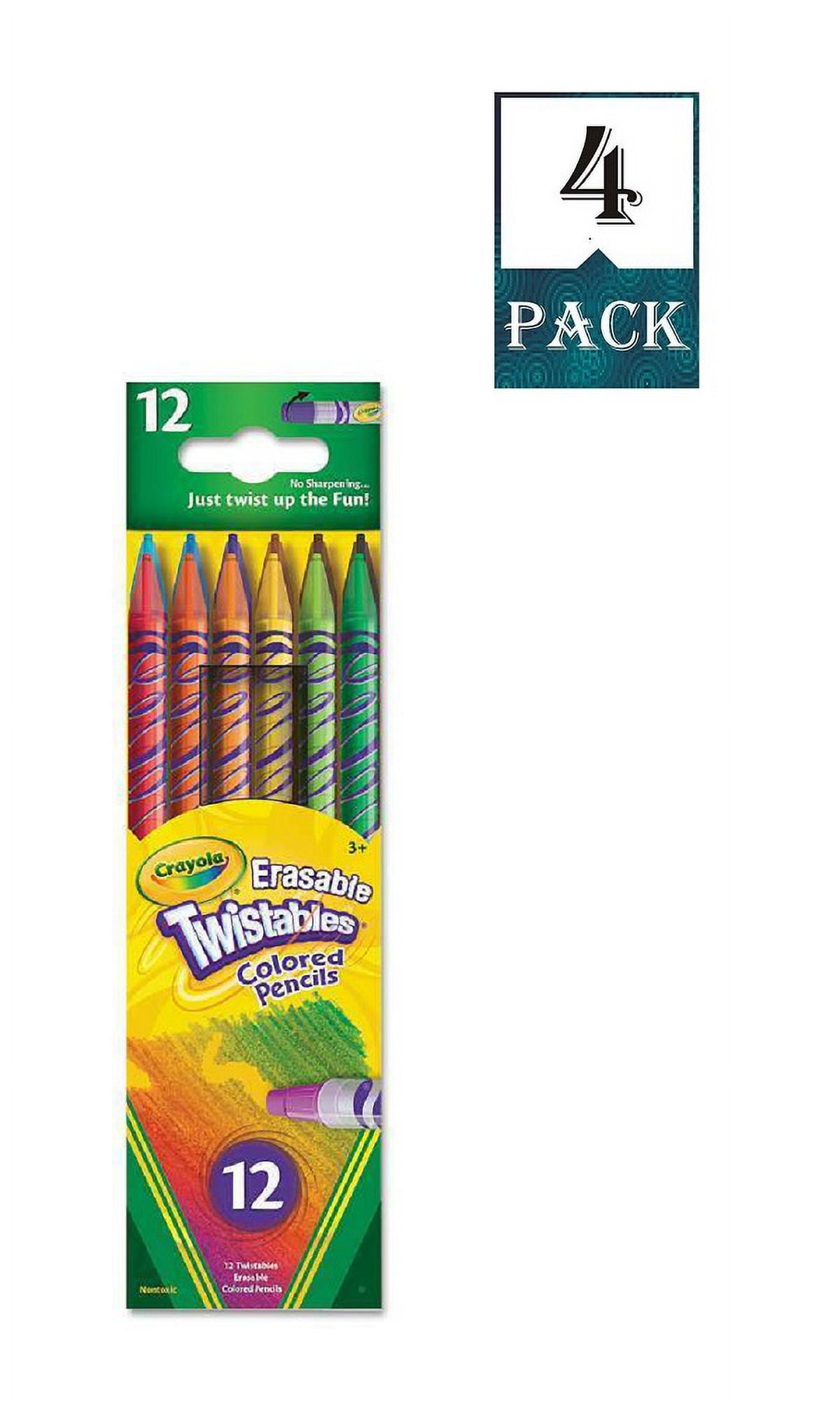 Crayola Twistable Coloured Pencils Art/Craft 3y+ 2PK 12pc 1EA