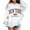 White, variant on FAOWME Girls Boys Hoodie Long Sleeve Soft Sweatshirt Graphic Hoody Kids Cute Pullovers Tops Black 11-12 Years