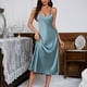 thumbnail image 1 of Camisón corto de seda helada para mujer, lencería, ropa interior, bata, vestido de dormir, 1 of 8