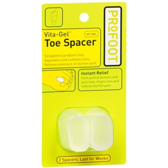 ProFoot Vita-Gel Toe Spacer 2 Each (Pack of 4)