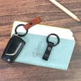 thumbnail image 3 of xinxixnxx 2 Pcs Porte-Clés en Cuir Auto Couleur Unie Réutilisable Détachable Contrôle de Porte Automobile Télécommande Porte-Clés Cadeau, 3 of 6